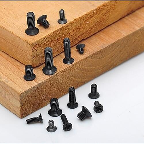 720/650pcs Countersunk Flat Head Phillips Mini Screw Set Carbon Steel Computer Notebook Laptop Small Screws Kit Grade Carbon