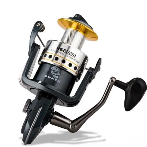 8000s Spinning Fishing Reel Distance 12 Ball BearingsThrowing Fishing Wheel Carretilha Pesca Molinete Olta Outdoor Fishing Gear