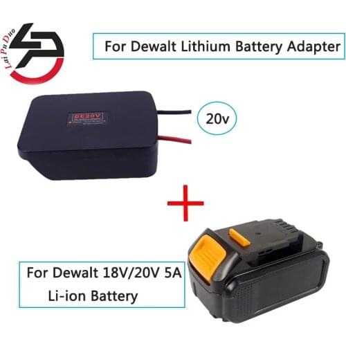 DCB200 DE20V For Dewalt 18V/20V 5A Lithium Battery Adapter DIY Electronic Line Power Tool Battery electronic circuit adapter