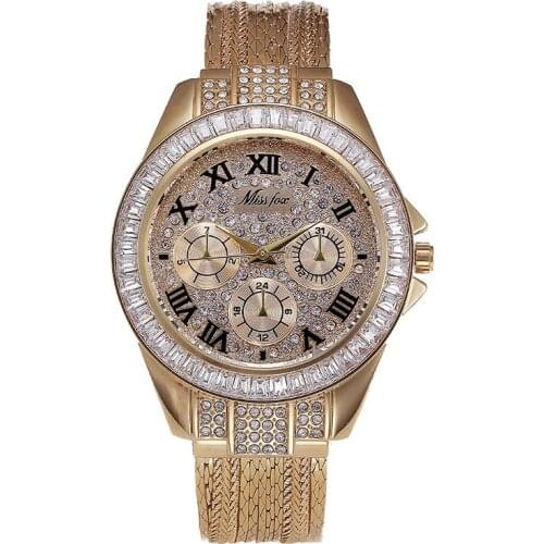 Big nose Mens Gold Watch