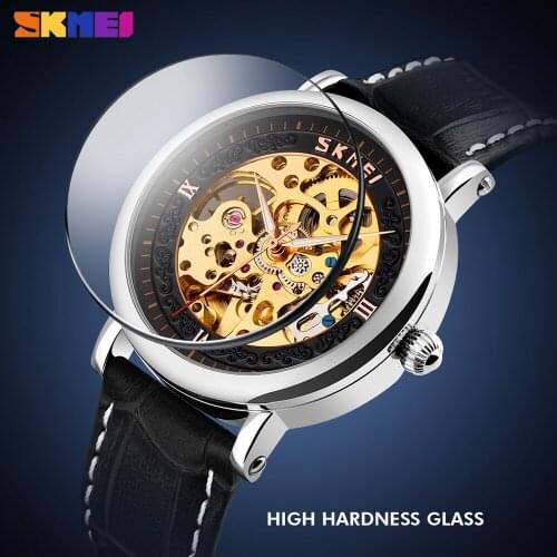 SKMEI Top Brand Luxury Quartz Men Watch Casual Leather Strap Waterproof Wristwatch Mechanical Automatic Clock relogio masculino