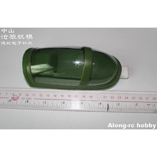 Freewing 64mm EDF 64 jet Lippisch P.15 Diana Plane Spare Part ---Plastic Cover Canopies with Foam Battery cover