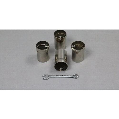 Fress shipping Universal 48MM Front Mid End Catalyst DB Killer for Motorcycle Exhaust Muffler Silencer Noise Sound Eliminator