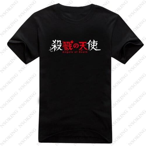 New Anime Angels of Death t shirt casual Rachel Gardner Zack cosplay short sleeve t-shirt for man Tshirt mens tee shirt