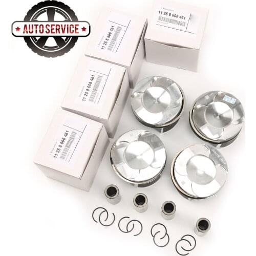11258606461 2.0T Engine Pistons Set For BMW F22 F23 220i N20B20B F10 F11 520i F30 F31 F34 320i N20B20A F32 F33 F36 420i N20B20
