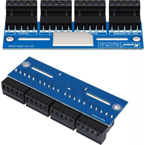 3 in 1 out Wiegand Hub Converter WG Signal Combiner Module Wg26 WG34 max WG66