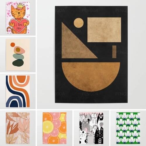 Modular Canvas Home Decor Jungle Serenity Feeling Tiger Print Paintings Poster Modern Wall Art Picture For Living Room Framed