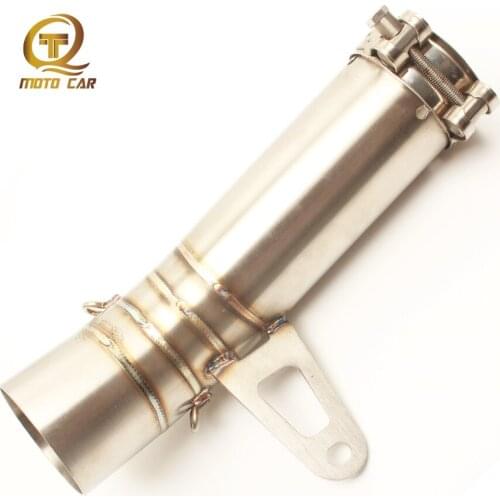 Motorcycle Exhaust Pipe Adapter Middle 61mm Spring Clamps Muffler for BMW S1000RR Motorcycle Exhaust 2010 2011 2012 2013-2016