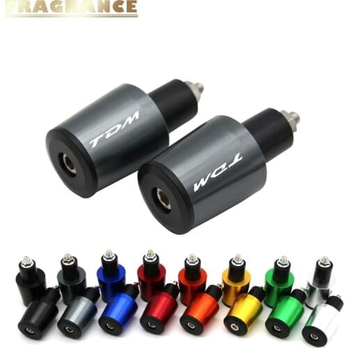 Motorcycle Accessories 7/8'' 22MM Handlebar Grips Handle Bar Cap End Plugs For YAMAHA TDM900 TDM 900 900A TDM850 TDM 850