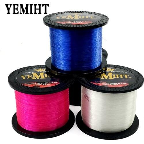 Nylon Line Fishing 1000M 500M 3.5-28.6LB Monofilament Line Japan Material Fishline for Carp fishing