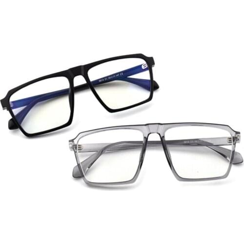 DAISYER unisex solid transparent frame anti blue light blocking glasses for computer work