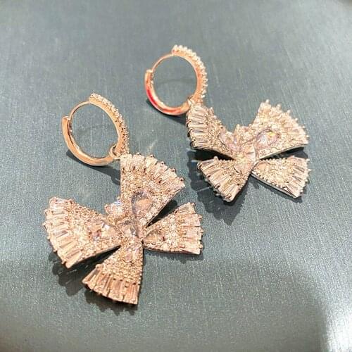Luxury Famous Brand Fashion Drop Earrings Vintage Jewelry for Woman Party Gift