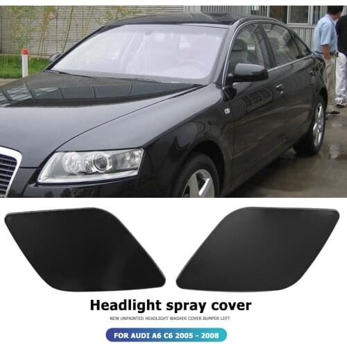 For Audi A6LC6 2004-2008 Car Headlight Spray Cover Replacement Auto Headlamp Washer Jet Nozzle Cap Auto Replacement Parts