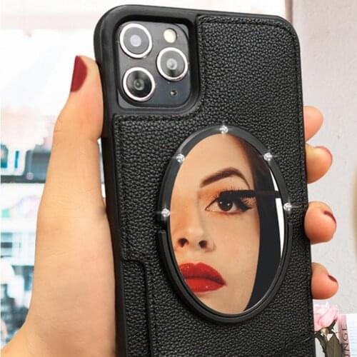 HOT SALES！！！Universal Mini Phone Case Ring Bracket Mirror