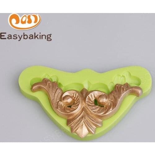 2017 Popular Item Make Wedding Cake Fondant Chocolate Silicone Mold Candy Mould Baroque Style Decoration Tools Kitchen Ware