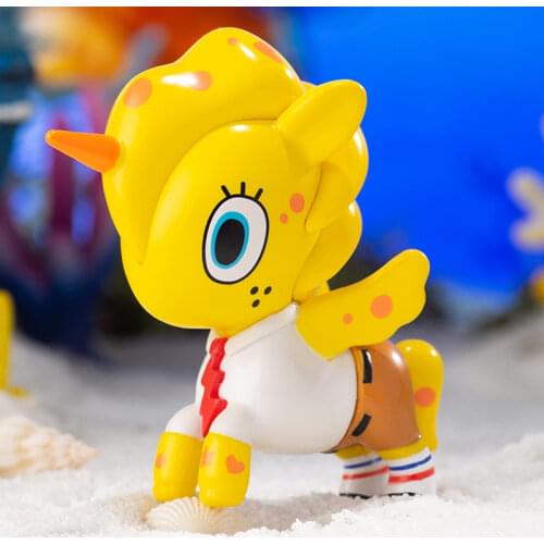 Tokidoki Jointly with Spongeb Patrick Star Squidward Tentacles Series Unicorn Patrick Star Sandy Cheeks Blind Box Action Figure