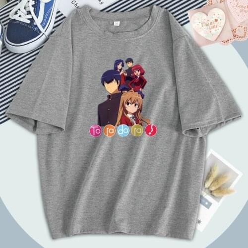 Streetwear Womens Toradora Cartoon T Shirts Print Fashion 2021 Retro Tshirts Hip Hop Tees Funny Clothing Tops Camiseta Female