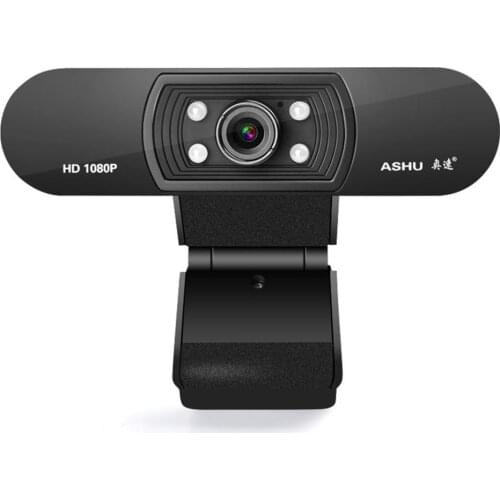 Webcam 1080P, HDWeb Camera With Built-in HD Microphone 1920 X 1080p USB Plug N Play Web Cam, Widescreen Video