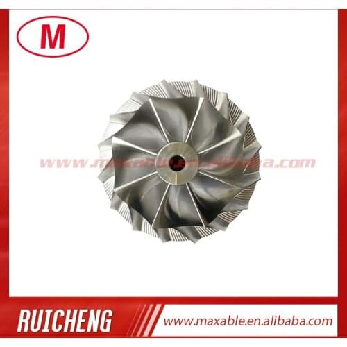 HE551V 71.75/109.00mm 8+8 blades high performance turbocharger billet/milling/aluminum 2618 compressor wheel