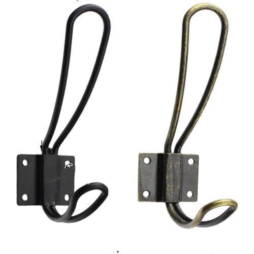 1pcs Wall Hanging Hook Hanging Clothes Hat Scarf Key Towel Metal iron Hooks bathroom bedroom kitchen Decoration Accessories