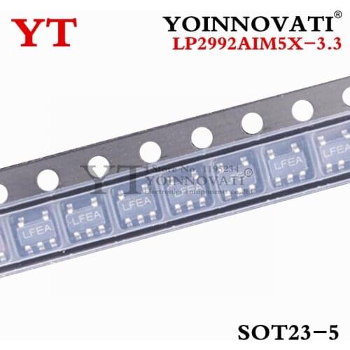 10pcs LP2992AIM5X-3.3 LP2992AIM5-3.3 LP2992AIM5 LP2992 SOT23-5 IC