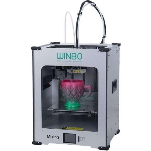 2019 3D printer FDM mini print size 205x155x200mm two colour 3d printer