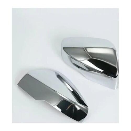 ABAIWAI Car-Styling For Subaru XV Crosstrek 2018 2019 ABS Chrome Side Door Rearview Mirror Wing Rear View Mirror Cover Trim 2pcs
