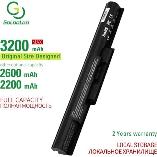 Golooloo 4CELL 3200mAh VGP-BPS35A New Battery For SONY Vaio Fit 14E 15E SVF1521A2E SVF15217SC SVF14215SC SVF15218SC BPS35 BPS35A