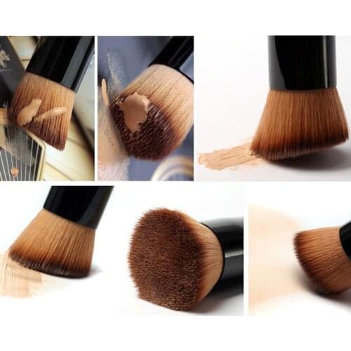 Makeup Accessories Foundation Makeup Natural Wooden Material No Irritation Slanting Blush Antibacterial Multi-functional Brush
