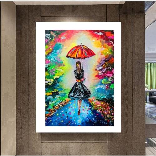 New full square round DIY diamond painting fashion girl back diamond embroidery cross stitch resin home hotel wall decoration