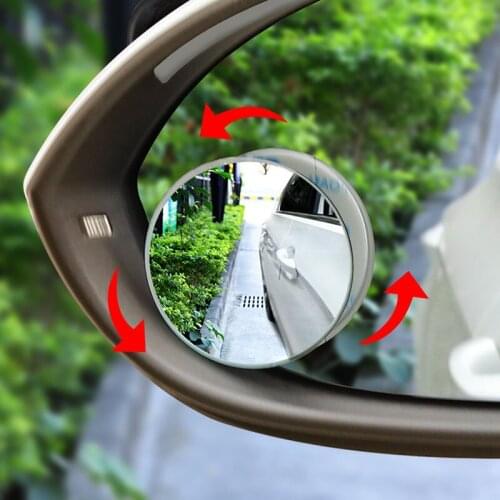 Car 360-degree wide-angle round convex mirror rearview mirror small round mirror for Acura RLX CL EL CSX ILX MDX NSX RDX RL SLX