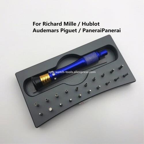 Free Shipping 1 Set Screwdrivers 4&5 Spokes Star Stainless Steel For Richard Mille Watch Repair Tool