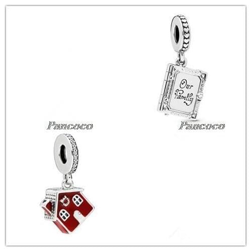 925 Sterling Silver Charm Diney Parks Vintage Ticket Dangle Charm Beads Fit Pandora Bracelet & Necklace Diy Jewelry