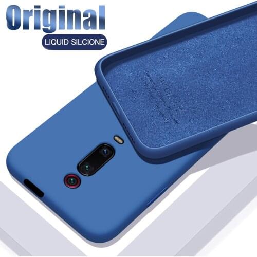 For Xiaomi Mi Poco X3 Pro F3 Note 10 Lite 9T Pro Mi 11 Original Liquid Silicone Soft Case For Redmi Note 9s 8T 9T 8 K40 Pro 8A