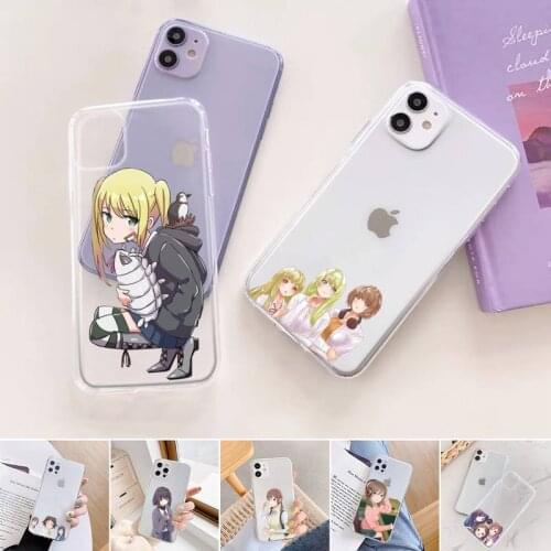 Joshikousei no Mudazukai Phone Case Transparent for iPhone 11 12 6 7 8 Pro X XS Max XR Plus Silicone Soft TPU Clear mobile bags