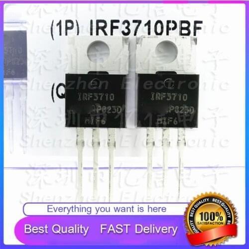 10Pcs/Lot New Original IMPORTED DIRECT PLUG FIELD SUBURB SHOULD BE CONTROLLED IRF3710RJ45 IRF3710 75A 100V TO-220 Good Quality