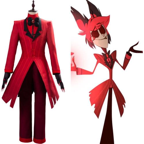 Hazbin Cosplay Hotel ALASTOR Uniform Cosplay Suit Halloween Carnival Costume Custom Made
