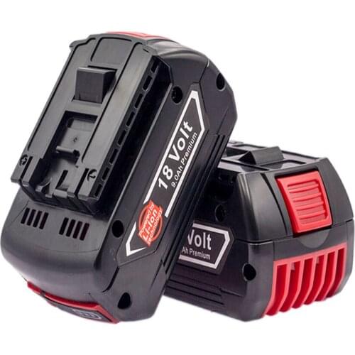 Brand New 18V 9000mAh Lithium Ion Battery Replacement Bosch 18V Professional Battery for Power Tools BAT609 BAT610 BAT618 BAT619