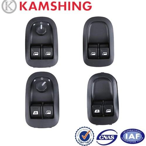 CAPQX Electric Power Window Lifting Switch For Citroen Peugeot 206 1998 - 2012 2013 2014 2015 2016 Side Mirror Control Button