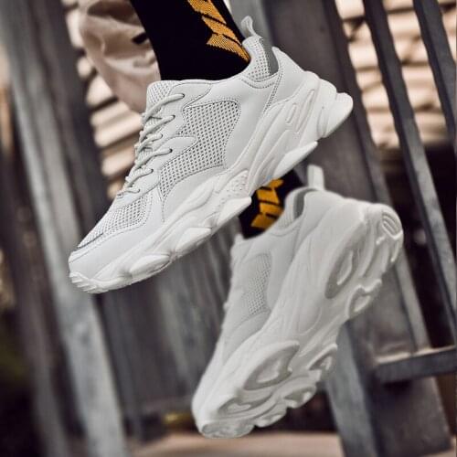 Athletic trainers sale sneakers casuales solid man Men s summer mesh Sneaker mens comfortable de fashion Breathable comfort hot