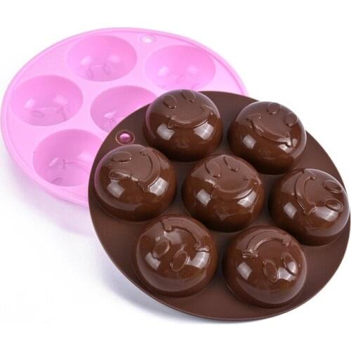 Smile Face Silicone Candy Molds For Home Baking - Resuable Silicone Baking Molds For Candy, Cake, Chocolate Or More E144