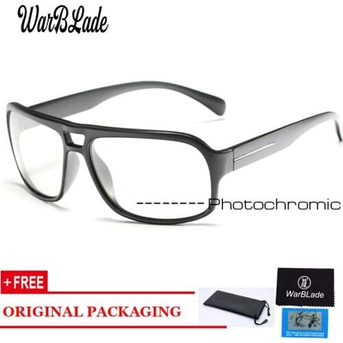 WBL Photochromic Sunglasses Male HD Driving Goggles Men Polarized Sun Glasses UV400 Chameleon Day Night Driving Goggles Gafas