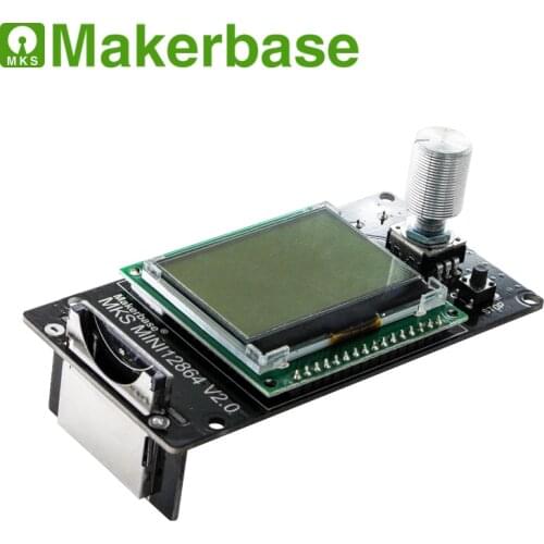 Makerbase MKS MINI12864 3D printer LCD display SD card is inserted frameless version