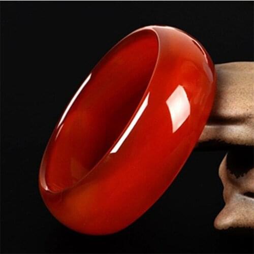 100% Jade Bracelet wide cuff NATURE sardonyx BEAUTIFUL women sweet red charm agate bangle bracelet luckJewelry Bracelet