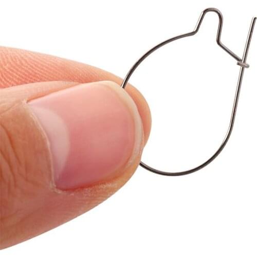 20PCS New Carp Fishing Maggot Clip Fishing Bait Ring Hooks Bait Sting Pin Spike Live Bait Lure Hook Carp Chod Hair Rig Tackle