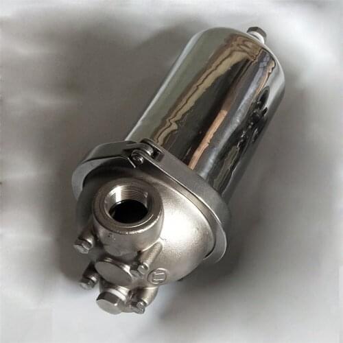 304 Stainless Steel Filter Pre-Filter Sanitary Oil Water Filter 5"/10"/20" DN15/DN20/DN25 Front Filter PP/Wire-Wound