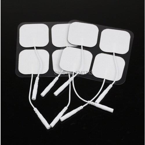 4000pcs tens Transcutaneous massager Electrical Nerve Stimulation electrode pads 4*4cm hight quality electroestimulador reusable
