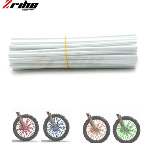 72pcs Motorcycle Wheel Spoked Wraps Skins Covers Motocross Dirtbike Dirt Bike Cool Accessories Rims Skins Covers Guard Protector