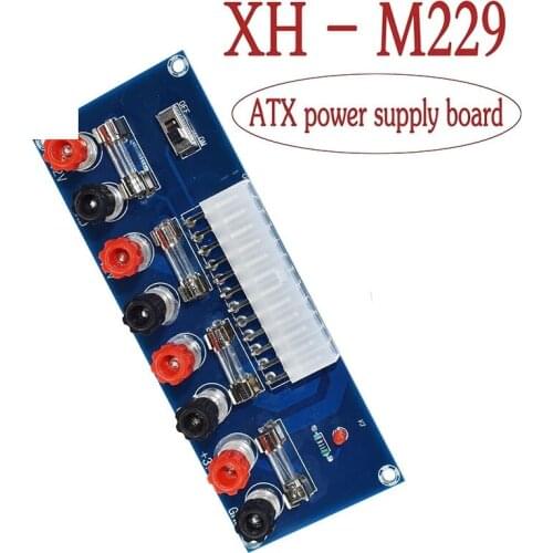 XH-M229 Desktop PC Chassis Power ATX Transfer To Adapter Board Power Supply Circuit Outlet Module Precise 24Pin Output Terminal