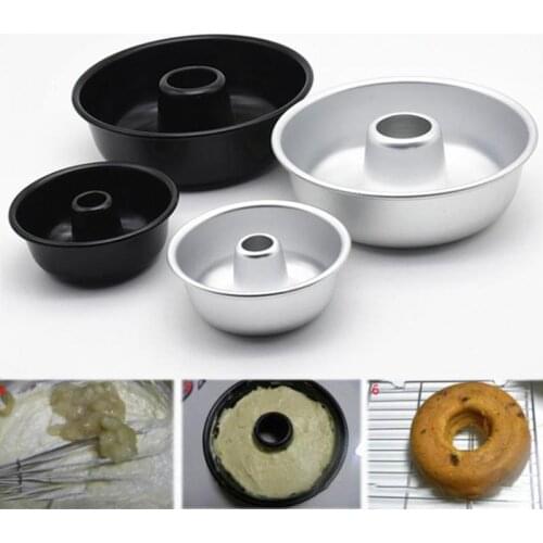 Aluminium alloy Savarin Donut Cake Mold For Baking Mousse Chocolate Brownies Dessert Doughnuts Pastry Tools Baked Pan